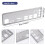 I/O Shield Back Plate for B250C B75 12USB B75 8USB Mining Motherboard IO Baffle Chassis Bracket 7