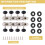 4L4R Mandolin Tuning Pegs Machine Heads String Tuning Pegs for 8 Strings Mandolin Instruments Accessory 4