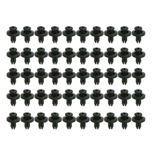 190 St Bil Push Pin Nit Trim Clips Kit Auto Fästdon Plast Fäst Nit