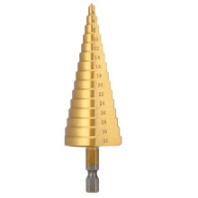 4-32mm HSS Proste Wiertło Stopniowe do Rowków Drewna Metalowe Wiertło do Otworów Wiertło Rdzeniowe Wiertło Pagoda