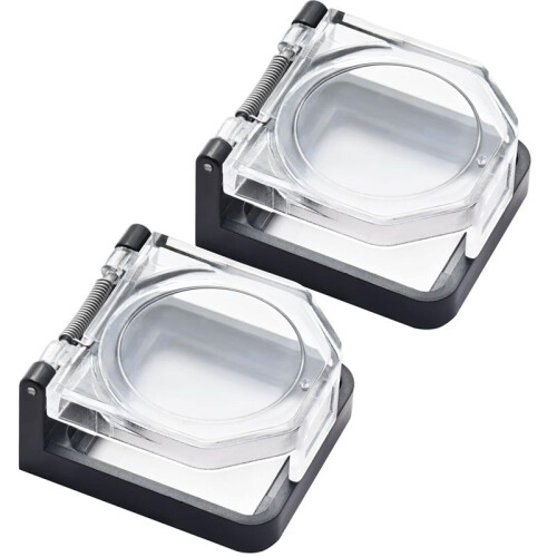 Power Push Button  Cover,Waterproof and Collision Resistant, Dustproof Safety Protector for 25mm Mounting Hole A 1