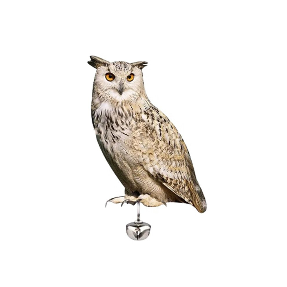 Semoic Acrylic Bird Repeller Simulation Owl Reflective Bird Repeller Owl Orchard Balcony Garden Bird Repeller Decoration