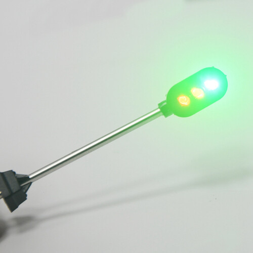 Scale Train Model Miniature Signal Traffic Lamp for Railway Landscape Layout Railway Two Side 2