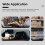 1D 2D QR Wired Barcode Scanner Automatic Sense Reader USB Desktop Barcode Reader 6