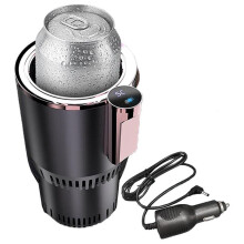 2 in 1  Car Cup Warmer & Cooler Auto Mug with Cooling and Heating Functions Insulation Drink Cooler for Tumblers C
