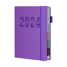 2024 Planning Notebook Plan Chinese Internal Page Notebook 365 Day Plan Calendar Schedule School Diary Book-