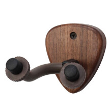 Supporto per Gancio per Chitarra con Supporto un Parete Base nel Legno Supporto per Manico per Chitarra Elettrica Acustica per Banjo Basso con Fessura