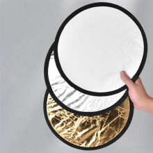 Silver+Gold Light Reflector Light Diffuser Collapsible for Studio Photography Lighting and Outdoor Lighting