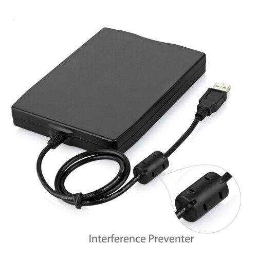 USB 2.0 Floppy Disk Drive Portable 3.5-Inch External Floppy Disk Reader  and Ultra-Thin Desig for PC Laptop 1