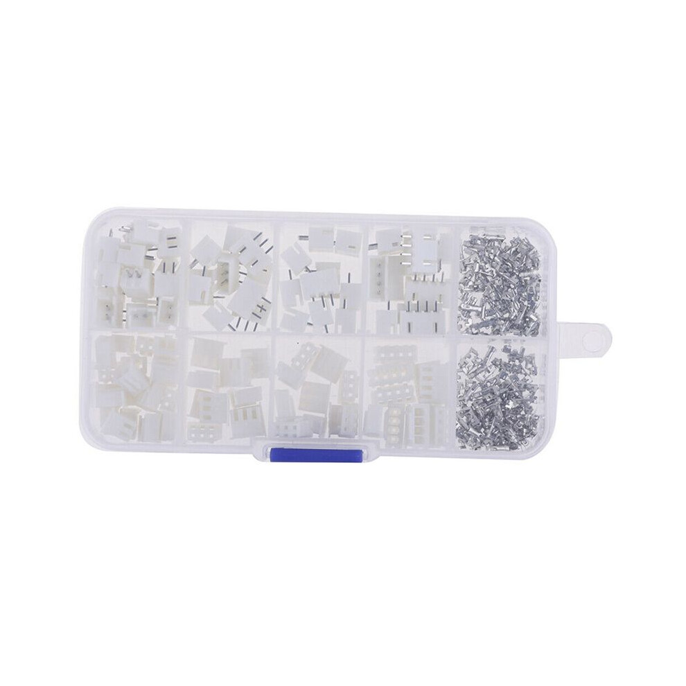 320Pcs Xh2.54mm Rubber Housing Straight Pin Terminal Block Male And Female 2P3p4p5p Kits 4713418363495