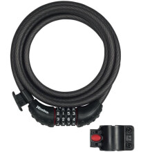 Master Lock 8120E Black Braided Steel Combination Cable 1.8m x 10mm