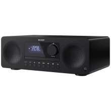 Sharp XL-B720D Bluetooth stereo-installatie, AUX, CD, DAB+, USB, met afstandsbediening 60 W zwart