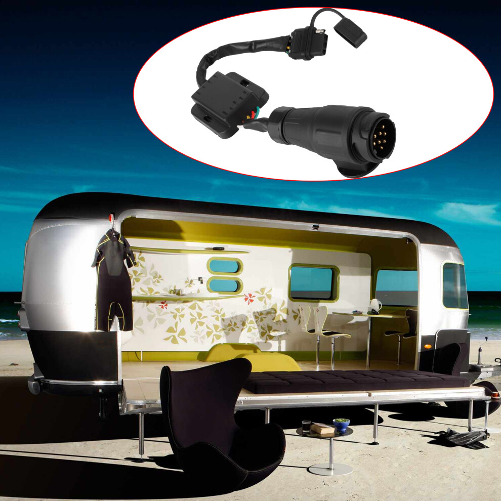European To Us 13ÂPin To 4ÂPin Trailer Wiring Adapter Plug 9381378969726