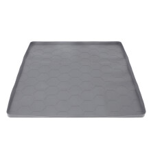 Alfombrilla de silicona gris para lavadora a prueba de fugas resistente a arañazos 60 cm de lado