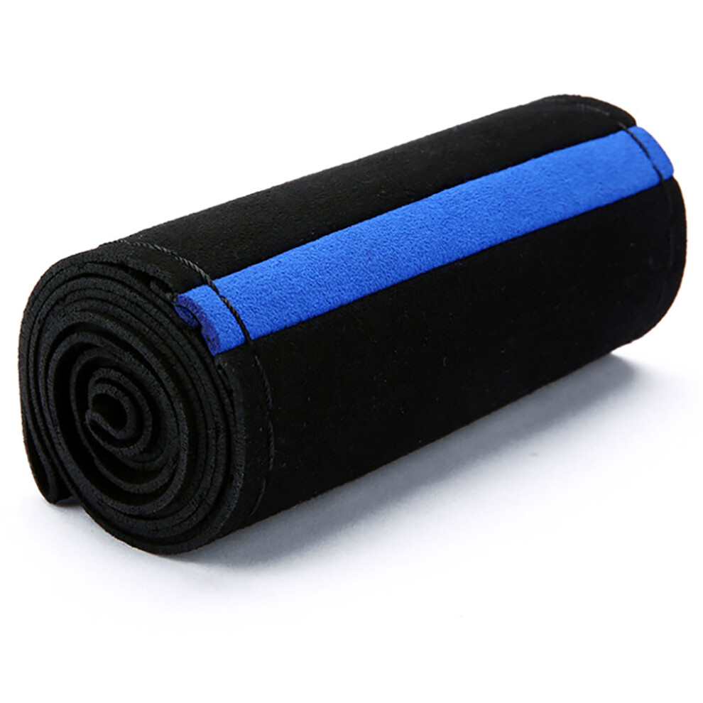 Breathable Car Steering Wheel Cover Handmade Suede Wrap With Needle And Thread For Uni 15 Inch Steering Wheels Slip Proof Dur Replacement Parts 9190834404462