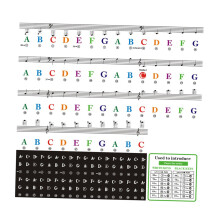 Piano Sticker Music Note Removable for 88 /61/ 54/ 49/37 Key Enthusias