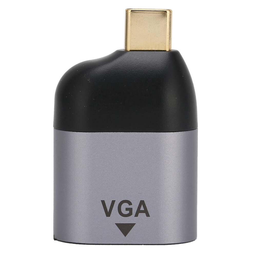 Type C Vga Adapter1080p60hz Monitor Converter For Laptop Phone Tablet, High Performance Display Adapter With Plug And Play Support On Windows 9028731858098