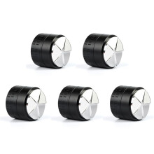 5X Distributeur de Café 54 mm, Outils de Distribution Adaptatifs pour Expresso, Distributeur Auto-Nivelant avec Base à 5 Lames