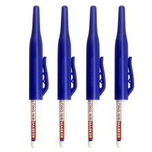 Tieflochmarker mit Langer Spitze, Metallmarker für Stahl, Wasserdichte Konstruktionsmarker, Markierstifte mit Langer Spitze, Blau