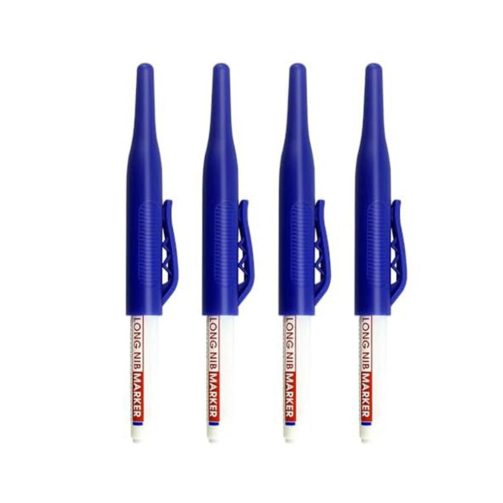 Long- Deep Hole ,Metal Markers For Steel Waterproof Construction Markers Long Nose Pens 4711834857604