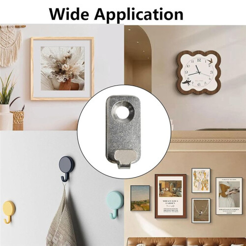 12PCS Wall Mount Hooks, Stainless Steel Hook, Heavy Duty Single Hole Hanger,  Hook T Shape