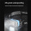 Headlamp Motion Sensor Headlight LED Rechargeable Headlamp,Adjustable Headband for Camping Running Walking Black+ 2
