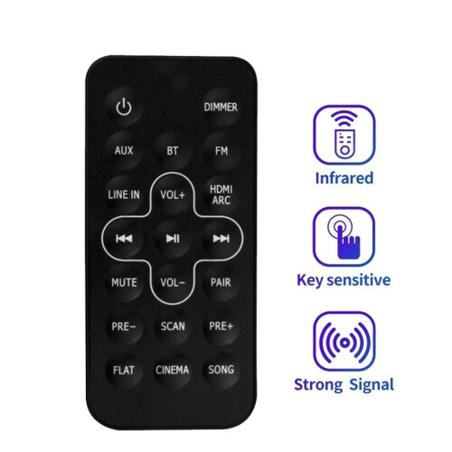 Replace Remote Control for  STV202CN Audio Soundbar Player Controller 1