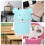 Cute Desktop Trash Desktop With Lid Small Paper Basket  Flip Plastic Trash Can 5