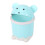 Cute Desktop Trash Desktop With Lid Small Paper Basket  Flip Plastic Trash Can 10