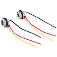 2St 1157 Bay15D LamphåLlare GlöDlampor P21/5W Adapter Sockel Kontaktdon Plast BiltillbehöR för Bromsljus