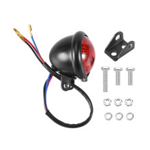 Rouge 12V Led Noir Réglable Café Racer Style Stop Tail Light Motos Moto Frein Arrière Lampe Tail Light pour Chopper Bobber
