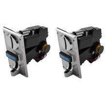 2X Gettoniera Vari Slot per Selettori A Gettoni, Compatibili con Meccaniche di Gioco Arcade E Distributori Automatici
