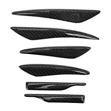 Easy To Install Carbon Fiber Interior Sticker Double Adhesive Backing UV Protected Waterproof Anti-Scratch Protector Lightweight Universal Fit For