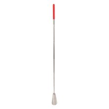 Stainless Steel Retractable Shoe Horn 26-73.5cm Long Handle for Elderly & Pregnant Red