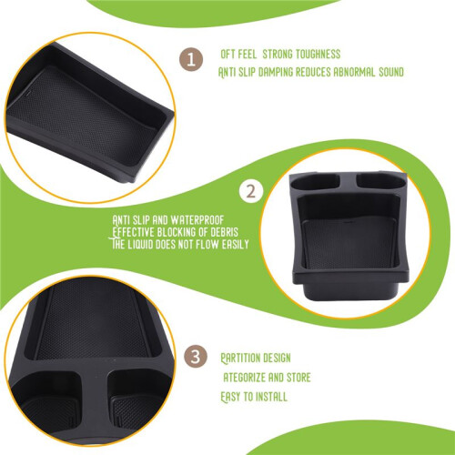 Prius Bekerhouder Lade Middenconsole Organizer Console Container Middenopslag voor  Prius Zvw30/35 2009-2015 2