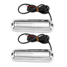 Luce Marina Del Pontone Subacqueo Blu Chiaro Della Barca Dello Scolo Della Barca di 2PZ 42LED