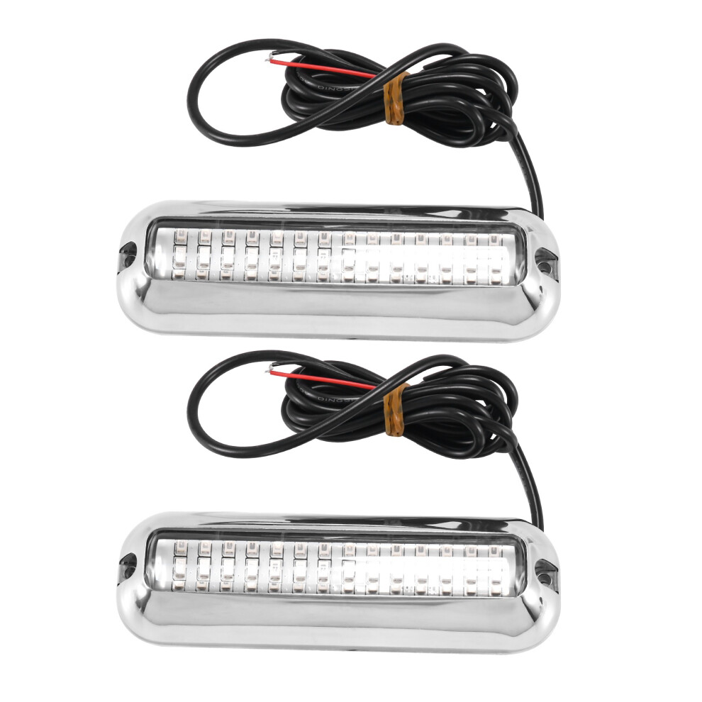 2Pcs 42Led Boat Drain Boat Transom Underwater Pontoon Marine Light 6033669487879