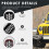 Honeycomb Mesh Front Grill Inserts Kit for 1997-2006   TJ & Unlimited - (7PCS) 5