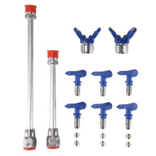 10PCS Airless Reversible Spray Tip Nozzles Airless Sprayer Nozzles Extension Pole with Sprayer Nozzle Tip Guard