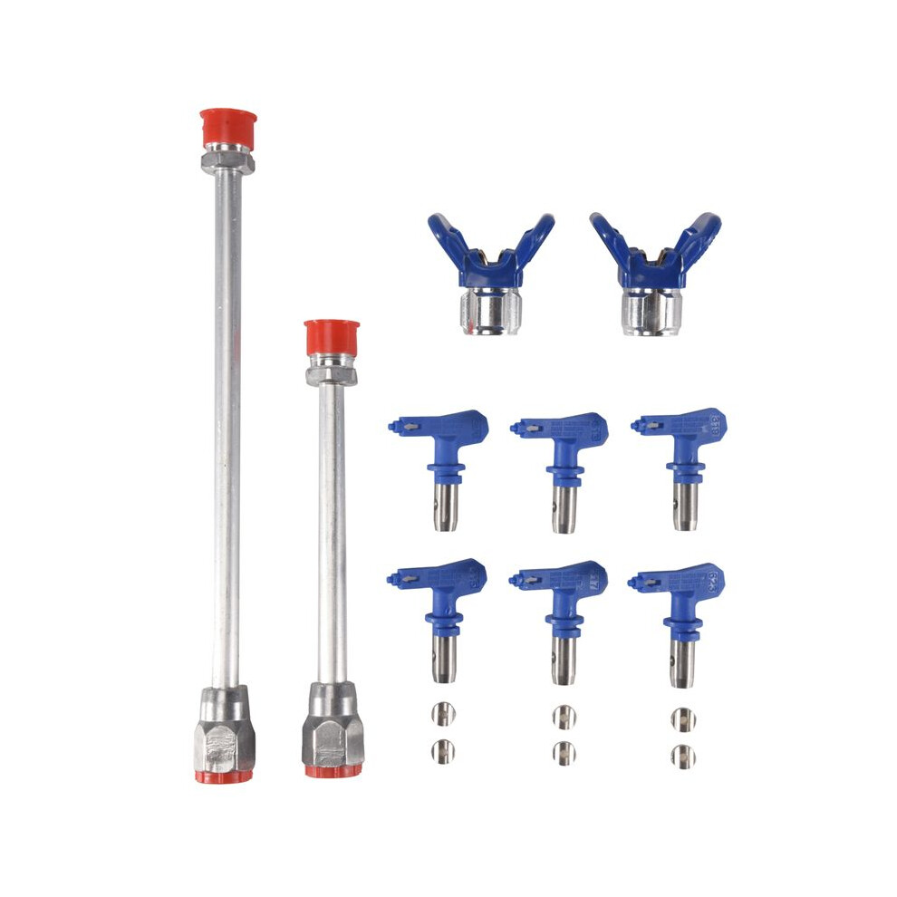 10Pcs Airless Reversible Spray Tip Nozzles Airless Sprayer Nozzles Extension Pole With Sprayer Nozzle Tip Guard 6132829089509