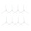 8Pcs for  E10 E12 B112 Robot Vacuum Cleaner Replacement Parts Side Brush Accessories 1