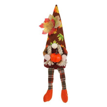 Thanksgiving Maple Leaf Faceless Elderly Doll Fall Harvest Festival Holding Corn Rudolph Pumpkin Dolls A