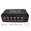 5CH Audio Distributor Stereo Audio Mixer 1 Input 5 Output RCA Splitter for Power Amplifier Active Audio 10