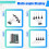 Four-Spray Humidifier Module Humidifier Control Board Atomizer Driver Board Four-Spray Humidifier Module,Set C 6