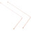 Copper Dowsing Rods - 99.9% Pure Copper 2PCS Divining Rods  Water Witching Detector 1