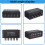 5CH Audio Distributor Stereo Audio Mixer 1 Input 5 Output RCA Splitter for Power Amplifier Active Audio 7