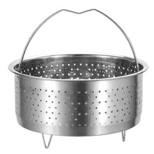 Stainless Steel Steamer Basket Rice Cooker Steamer for Instant Cooker with Handle Pressure Cooker Rice Steamer