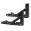 2Pcs Campervan Folding Bracket Table Shelf Motorhome Caravan Black Finish Stainless Steel  Folding Bracket 2