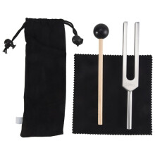 528 Hz Tuning Fork, Silver Solfeggio Tuning Forks 528 Hz for Musical Instrument, Meditation, Relaxation