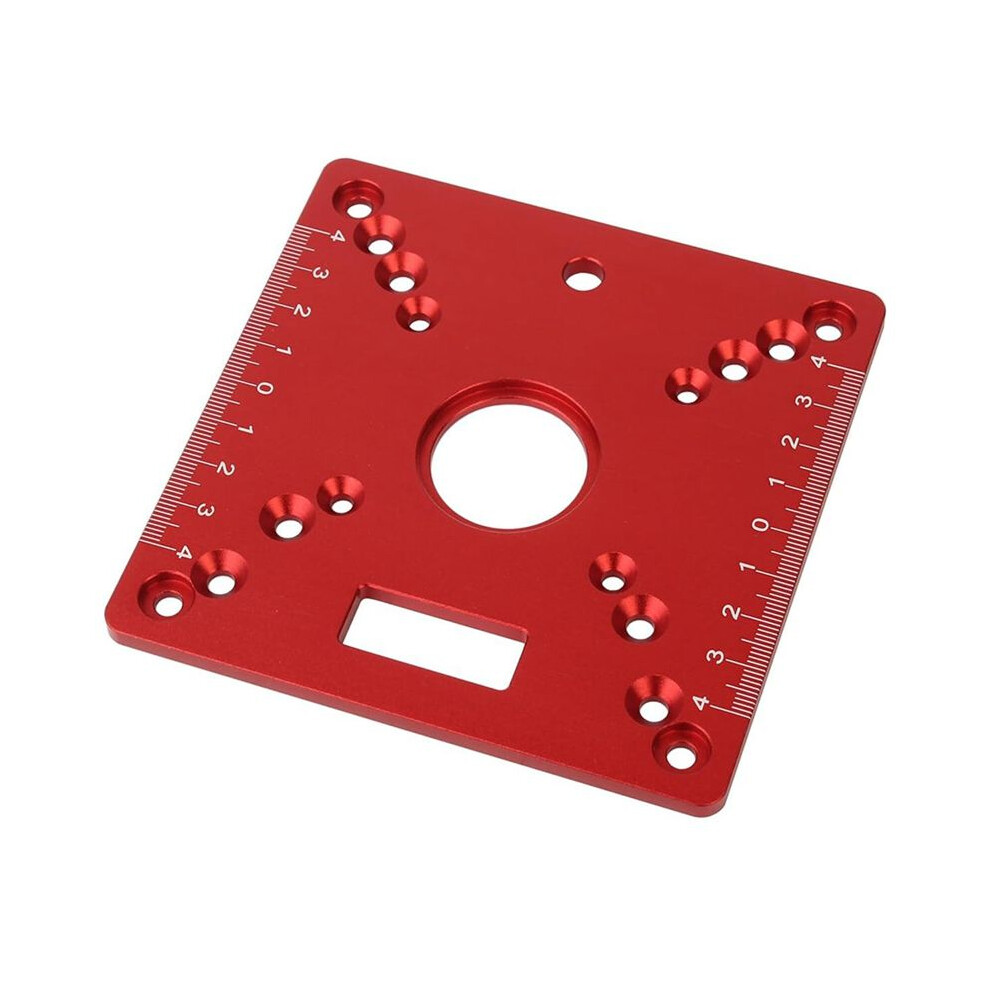 Router Table Insert Plate, Square Woodworking Bench Router Flip Plate,Multifunctional Trimming Engraving Table 4713632040103